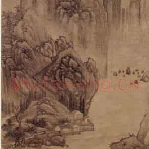 1679年 高岑《山水条屏》国画山水作品图片鉴赏