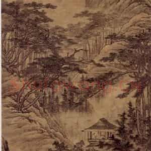 1679年 邹喆《山水条屏》国画山水作品图片鉴赏