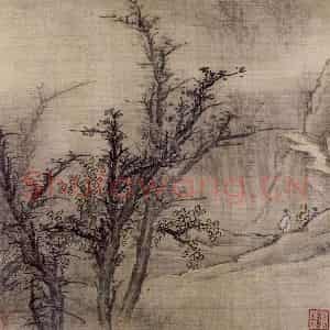 明末清初 邹喆《山水册》国画山水作品图片鉴赏