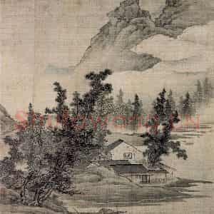 明末清初 邹喆《山水册》国画山水作品图片鉴赏