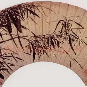 1672年 吴宏《金陵八家扇面》国画山水作品图片鉴赏