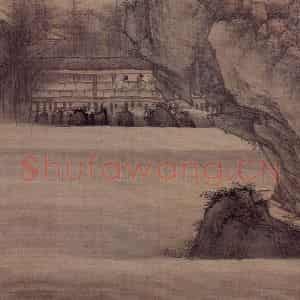 明末清初 吴宏《山水册》国画山水作品图片鉴赏