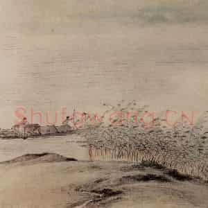 1647年 叶欣《山水册》国画山水作品图片鉴赏