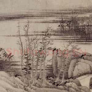 1657年 龚贤《山水册》国画山水作品图片鉴赏