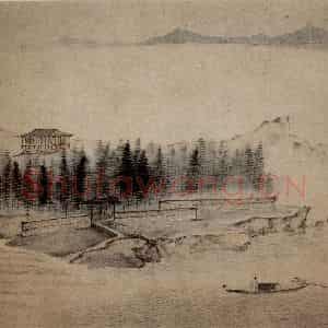 1657年 叶欣《山水册》国画山水作品图片鉴赏