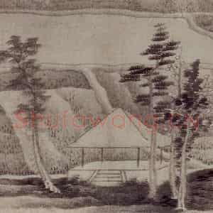 1657年 龚贤《山水册》国画山水作品图片鉴赏