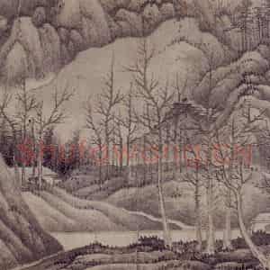 1657年 龚贤《山水册》国画山水作品图片鉴赏