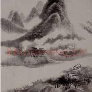 清代 吴历《仿古山水册》国画山水写意作品图片鉴赏