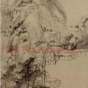 清代 朱耷《山水册》国画山水写意作品图片鉴赏