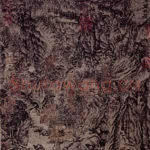 元朝 王蒙《具区林屋图》国画山水作品图片鉴赏