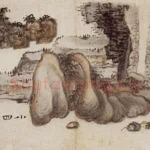 清代 高凤翰《山水花卉册八开》国画花鸟作品图片鉴赏