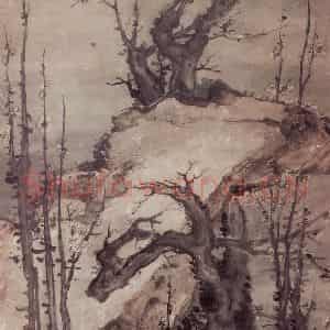清代 高凤翰《冰雪清界图》国画花鸟作品图片鉴赏