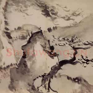 清代 高凤翰《指画山水花卉册》国画花鸟作品图片鉴赏