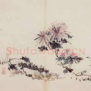 清代 高凤翰《花卉册十开》国画花鸟作品图片鉴赏