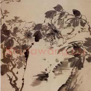 清代 高凤翰《清华富贵图》国画花鸟作品图片鉴赏