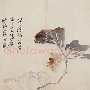 清代 高凤翰《花卉册十开》国画花鸟作品图片鉴赏