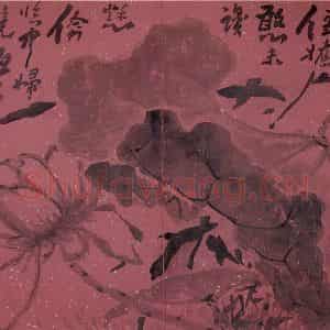 清代 高凤翰《花卉册十二开》国画花鸟作品图片鉴赏