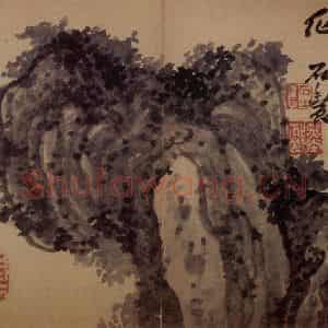 清代 高凤翰《书画册》国画花鸟作品图片鉴赏