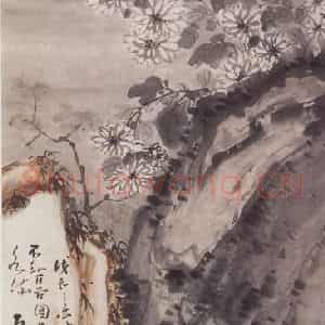 清代 高凤翰《香流幽谷图》国画花鸟作品图片鉴赏
