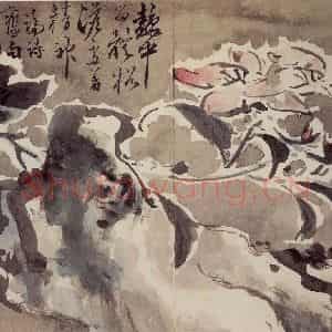 清代 高凤翰《花卉册》国画花鸟作品图片鉴赏