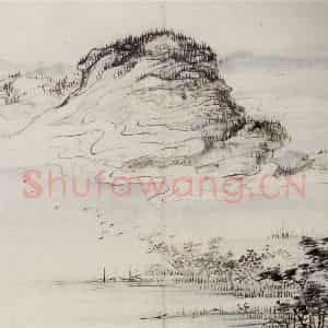 清代 高凤翰《山水花卉册》国画山水作品图片鉴赏