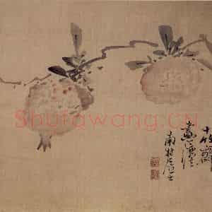 清代 高凤翰《杂画册》国画花鸟作品图片鉴赏