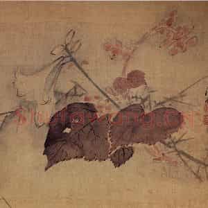 清代 高凤翰《杂画册》国画花鸟作品图片鉴赏