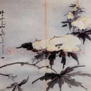 清代 高凤翰《花卉册》国画花鸟作品图片鉴赏