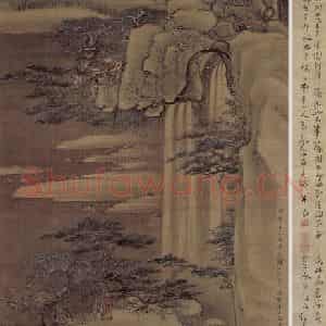 清代 高凤翰《雪景山水》国画山水作品图片鉴赏