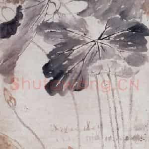 清代 高凤翰《荷花图》国画花鸟作品图片鉴赏