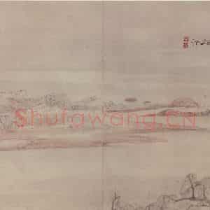 清代 高凤翰《山水册》国画山水作品图片鉴赏