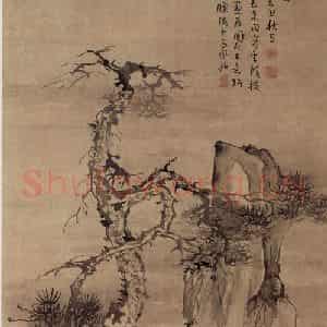 清代 高凤翰《六朝留影图》国画花鸟作品图片鉴赏