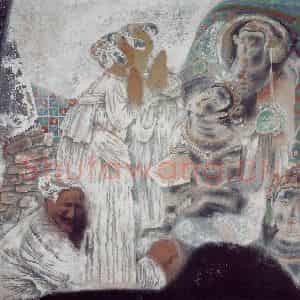 1995年 唐勇力《敦煌之梦》国画人物作品图片鉴赏