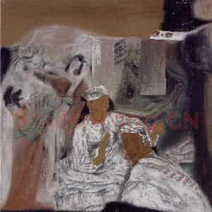 1996年 唐勇力《敦煌之梦》国画人物作品图片鉴赏