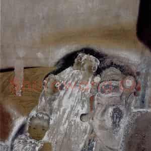 1997年 唐勇力《敦煌之梦》国画人物作品图片鉴赏