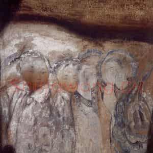 1998年 唐勇力《敦煌之梦》国画人物作品图片鉴赏