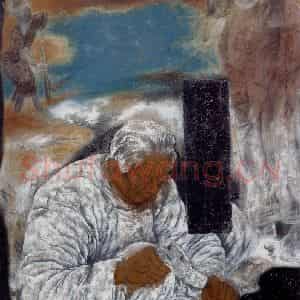 1997年 唐勇力《敦煌之梦》国画人物作品图片鉴赏
