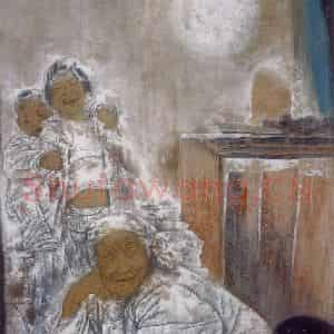 1997年 唐勇力《敦煌之梦》国画人物作品图片鉴赏
