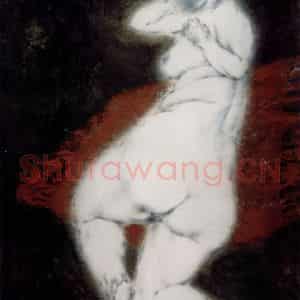 1989年 唐勇力《人体》国画人物作品图片鉴赏