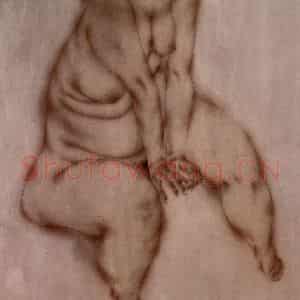 1985年 唐勇力《人体》国画人物作品图片鉴赏