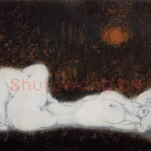 1989年 唐勇力《人体》国画人物作品图片鉴赏