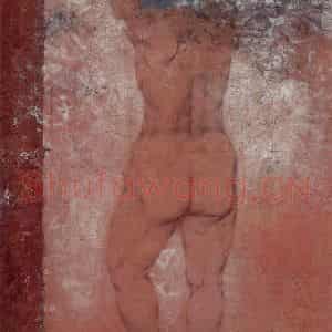 1990年 唐勇力《人体》国画人物作品图片鉴赏