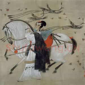 1987年 唐勇力《木兰诗》国画综合作品图片鉴赏