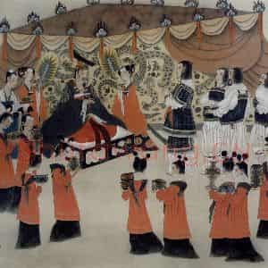 1987年 唐勇力《木兰诗》国画综合作品图片鉴赏