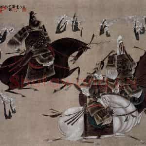 1988年 唐勇力《桃园三结义》国画综合作品图片鉴赏