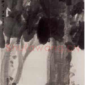 20世纪40年代初 傅抱石《虎溪三笑》国画人物作品图片鉴赏
