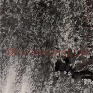 1960年代初 傅抱石《柳荫行舟图》国画山水作品图片鉴赏
