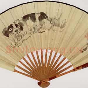 民国 徐悲鸿《狗》国画花鸟作品图片鉴赏
