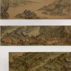 清代 黄鼎《溪山无尽》国画山水作品图片鉴赏