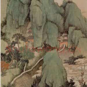 民国 林纾《雁宕灵峰》国画山水作品图片鉴赏